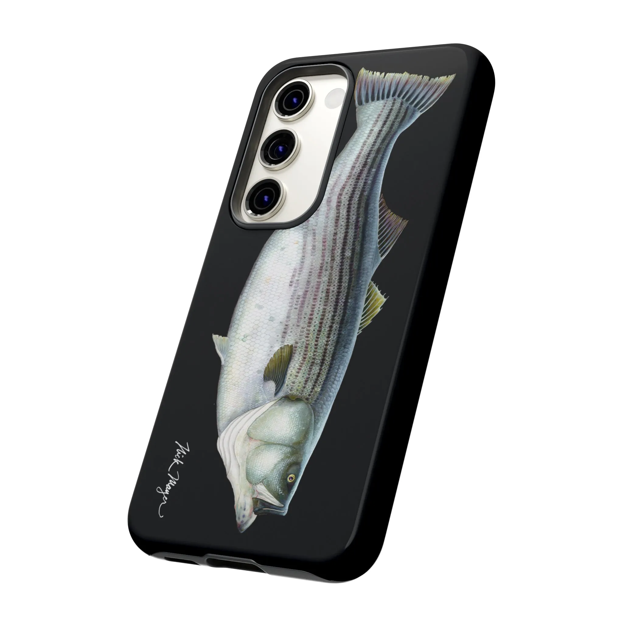 Cow Striper Phone Case (Samsung) - black