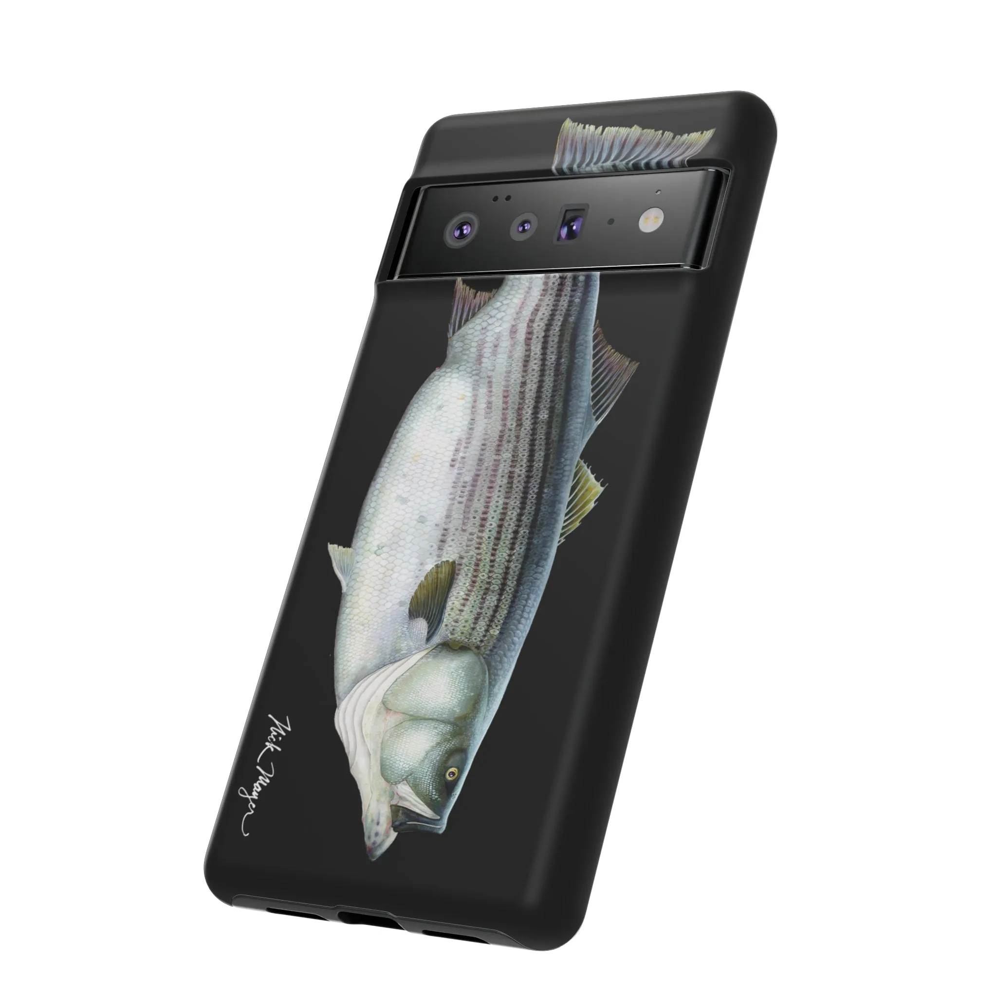 Cow Striper Phone Case (Samsung) - black