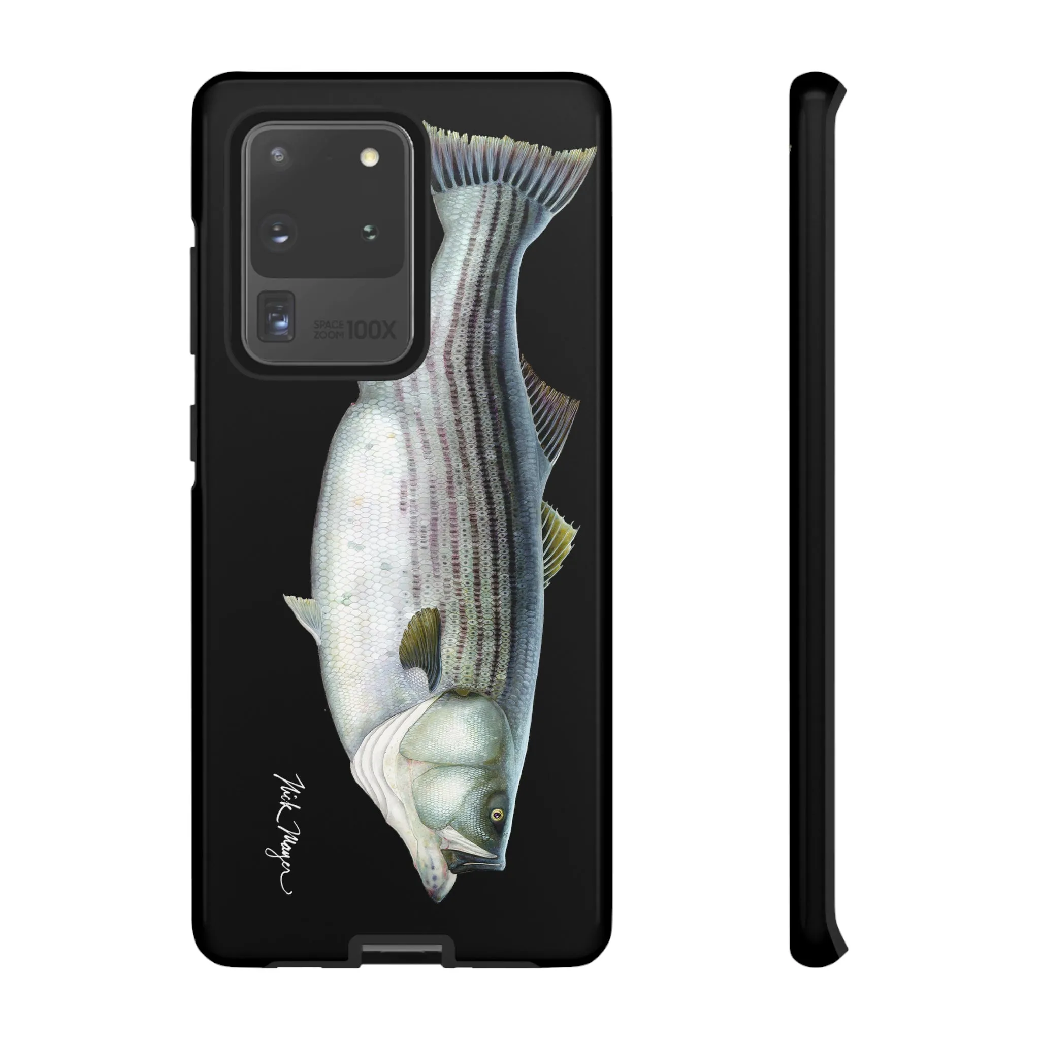 Cow Striper Phone Case (Samsung) - black