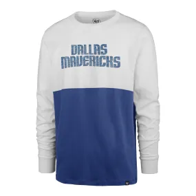 DALLAS MAVERICKS 47 BRAND 2023 ROYAL BLUE MAVS LONG-SLEEVE TEE