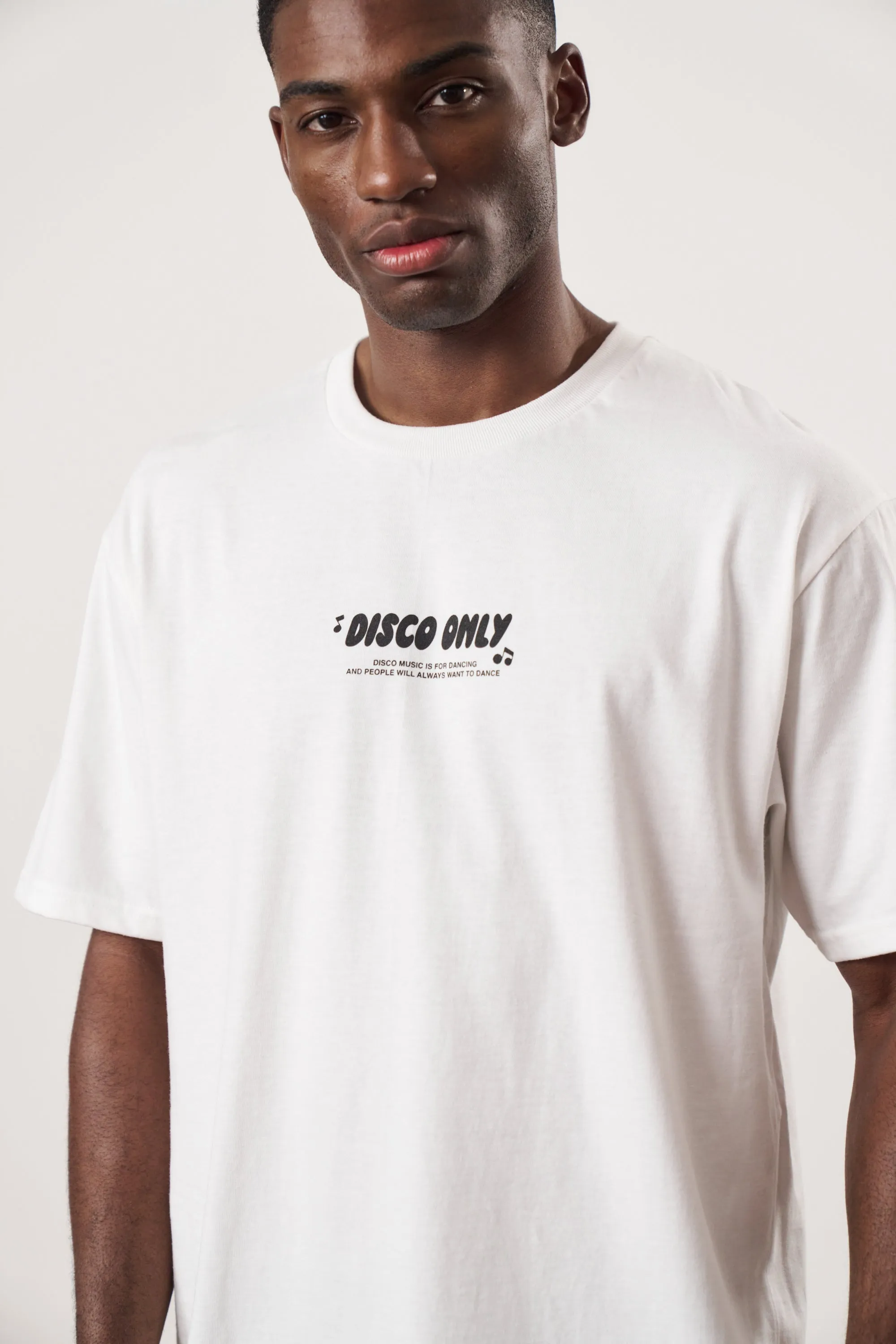 DISCO ONLY 'Play It Twice V5' Tee - White