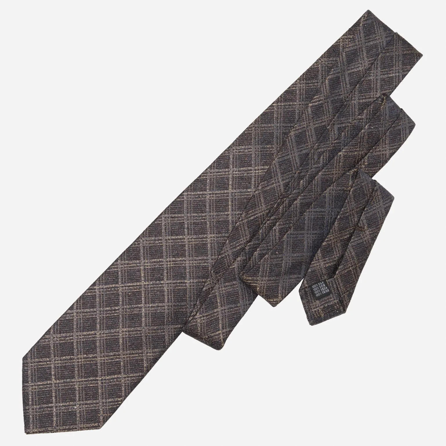 Empoli - Silk Jacquard Tie - Bronze