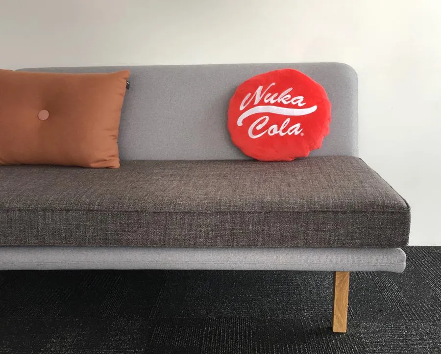 Fallout Nuka Cola Bottle Cap Plush Pillow