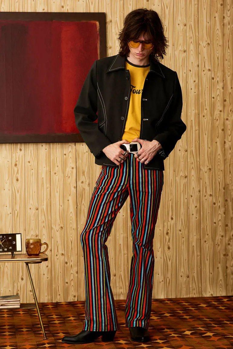 Freddie Glam Striped Flares