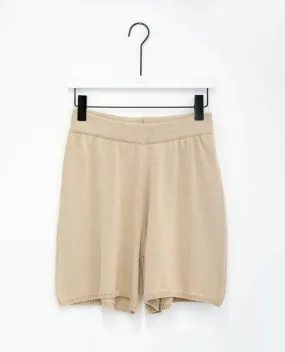 Gertie Organic Cotton Shorts in Sand