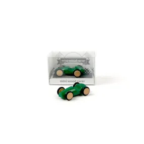 Green Mini Wood Racer