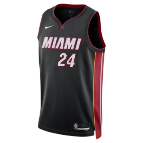 Haywood Highsmith Nike Miami HEAT Icon Black Swingman Jersey