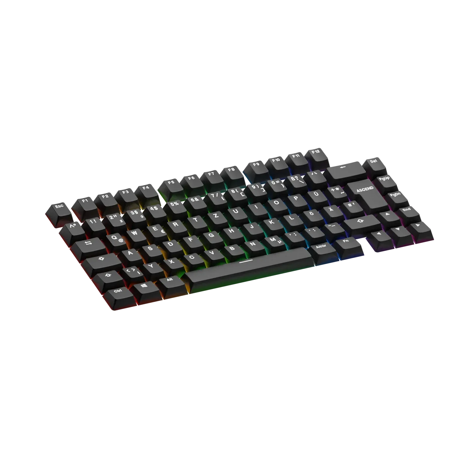 Keycaps Basics Classic Black DE