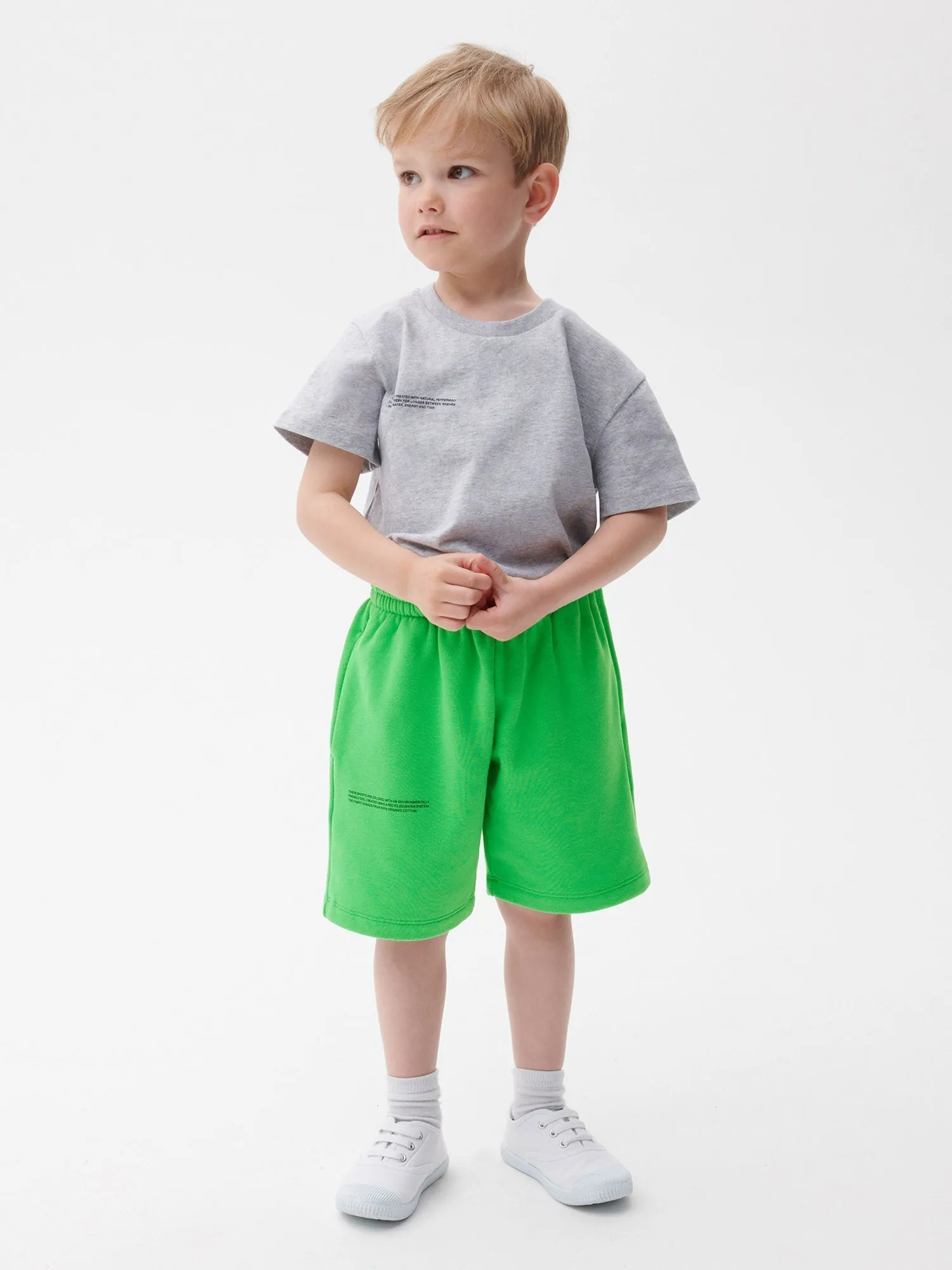 Kids' 365 Midweight Long Shorts—jade green