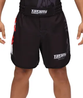 Kids Kaizen Grappling Shorts - Black