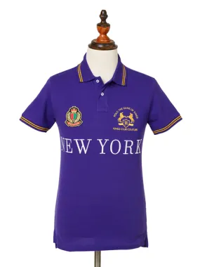 Kings Club Couture Polo New York Purple Men KCPCNY01