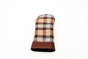 Leather & Wool Tartan Head Cover