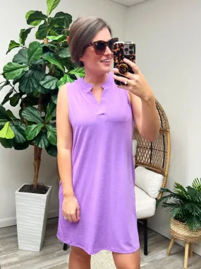 Lizzy Tank Dress in Lavender