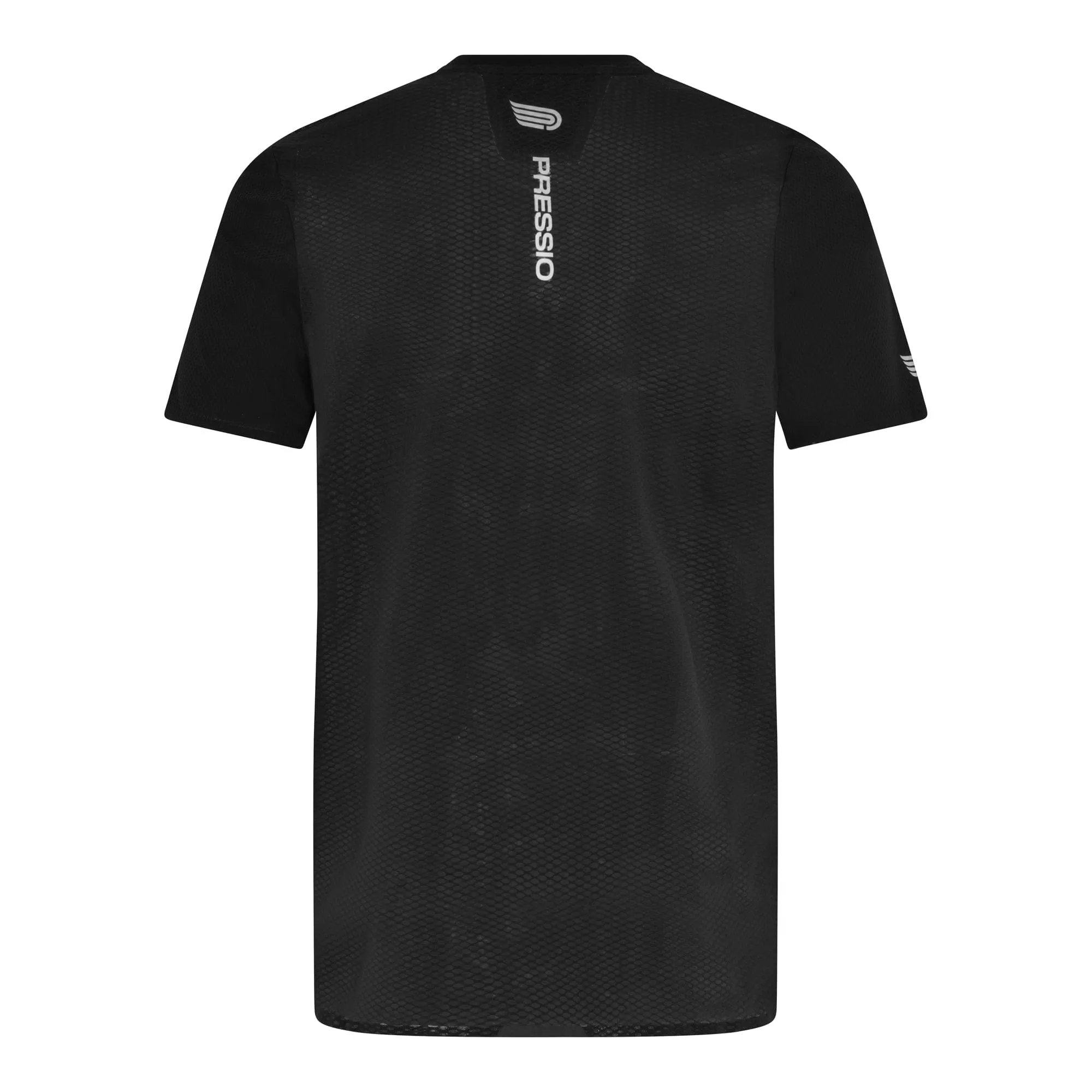 Men's Pressio Elite Short Sleeved Top - Black - SS24