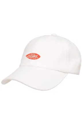 OAK SURF CLUB UNISEX COTTON TWILL HAT - WHITE