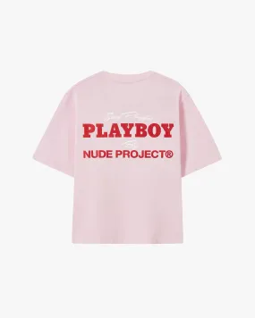 PLAYFUL CROPPED TEE PINK