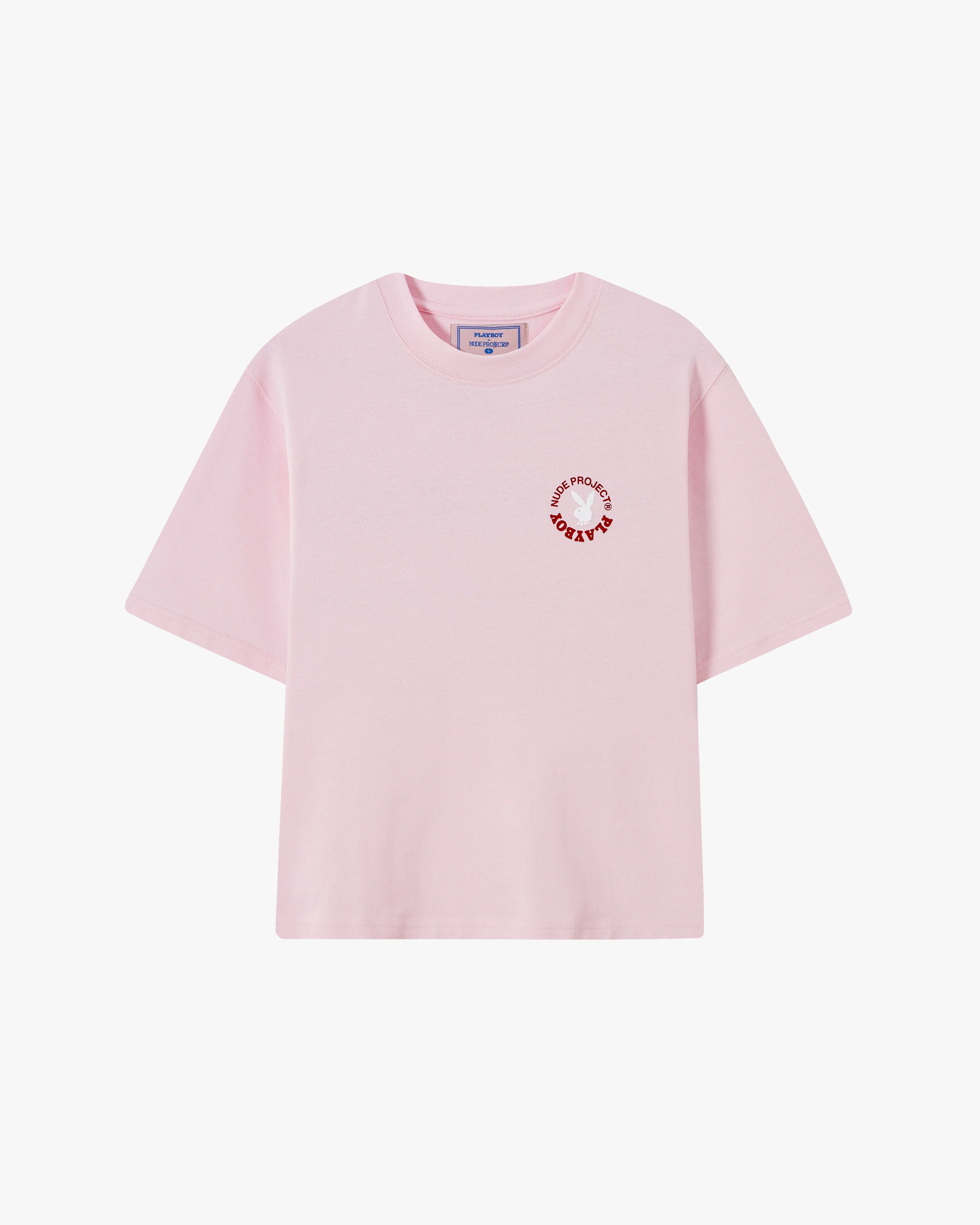 PLAYFUL CROPPED TEE PINK