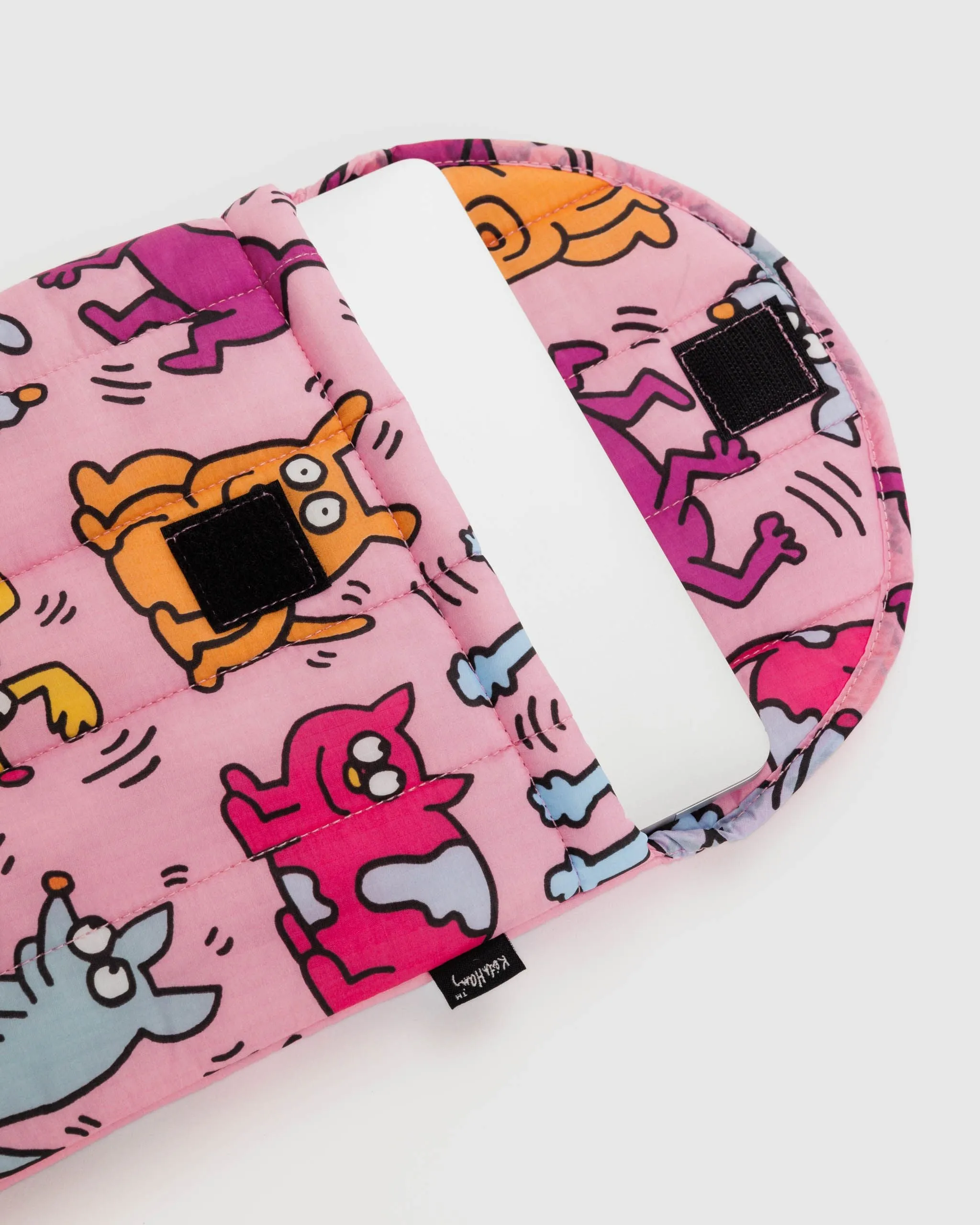 Puffy Laptop Sleeve 13"/14" - Keith Haring Pets