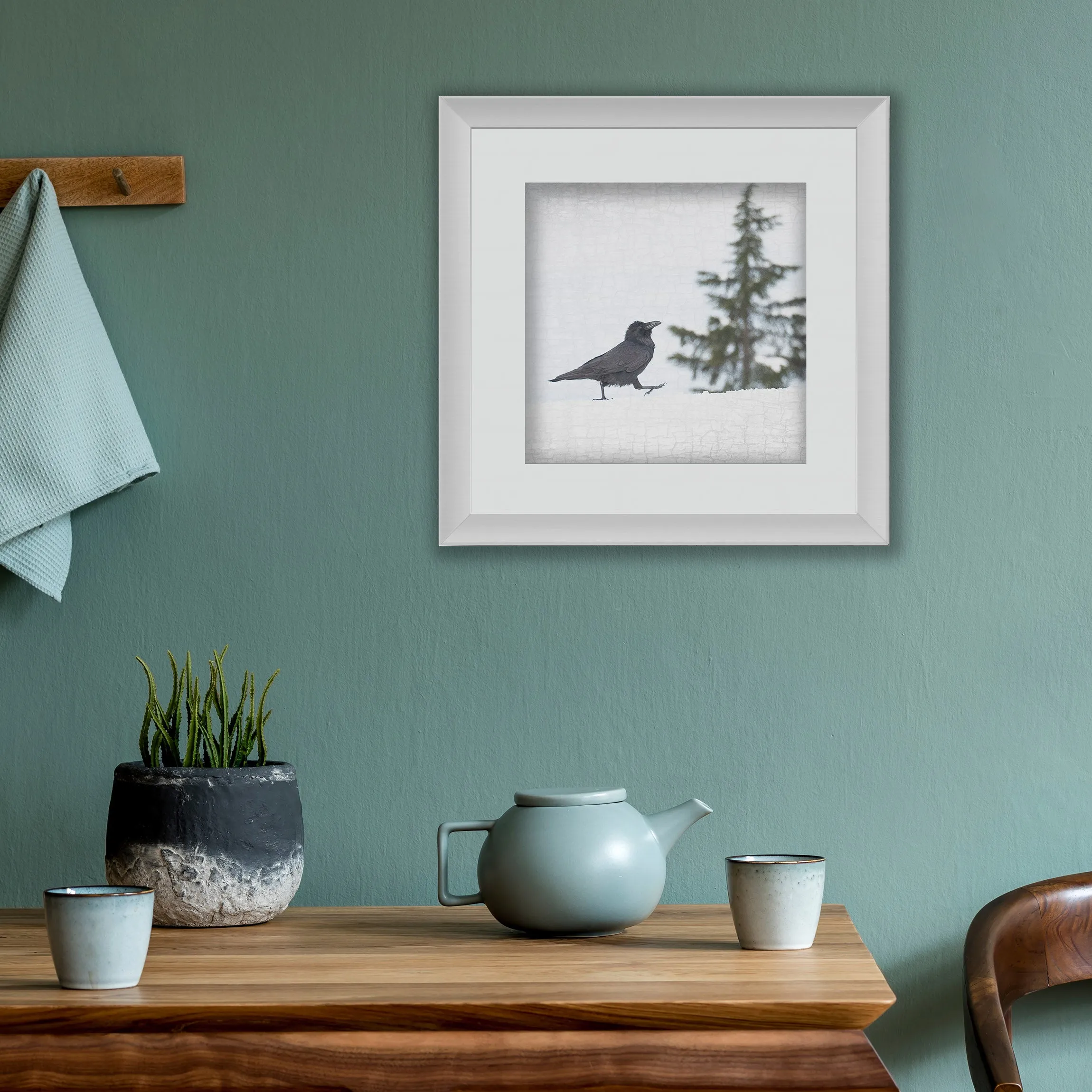 RAVEN STRUT - Fine Art Print, Raven Portrait Series