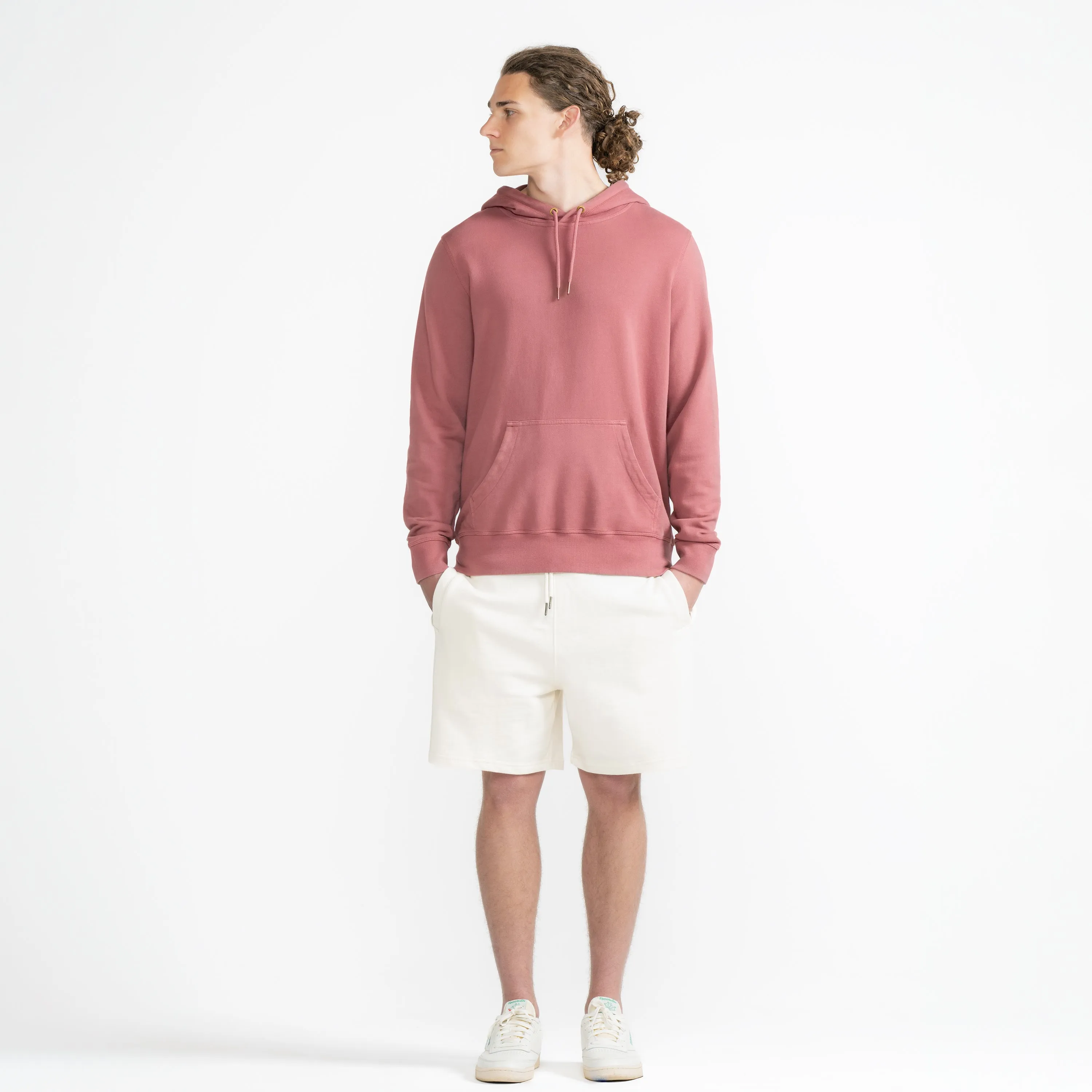 Rosewood Organic Cotton French Terry Hooded Sweatshirt