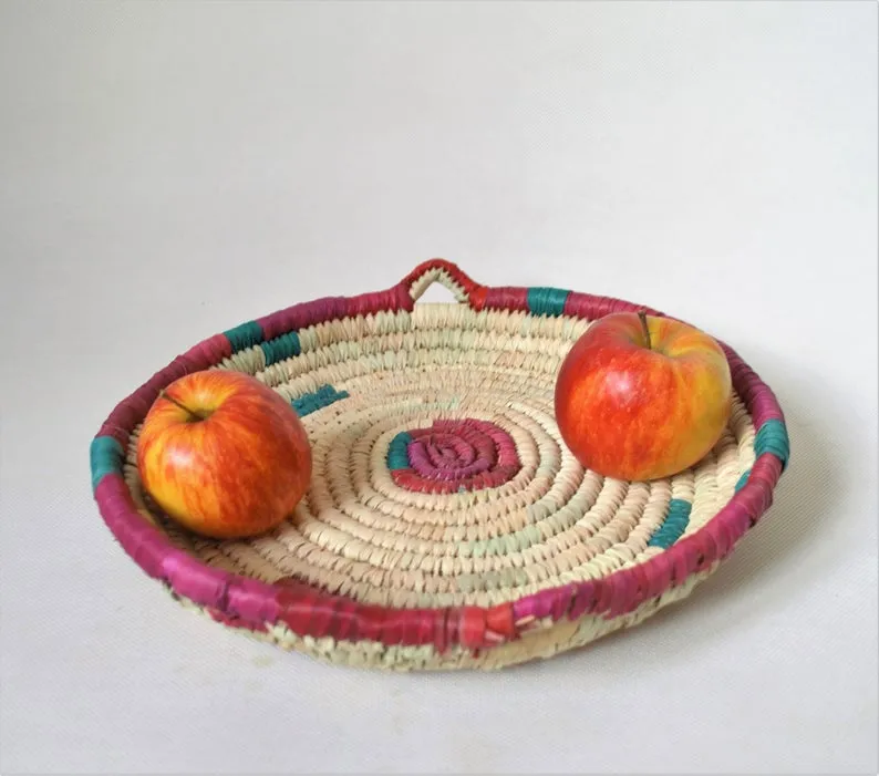 Round fruit platter (Green & Red)