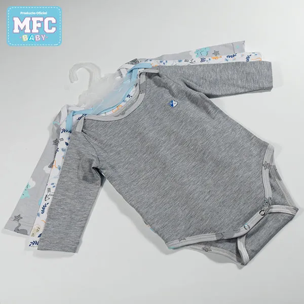 Set Mameluco X3 Multicolor Mfc