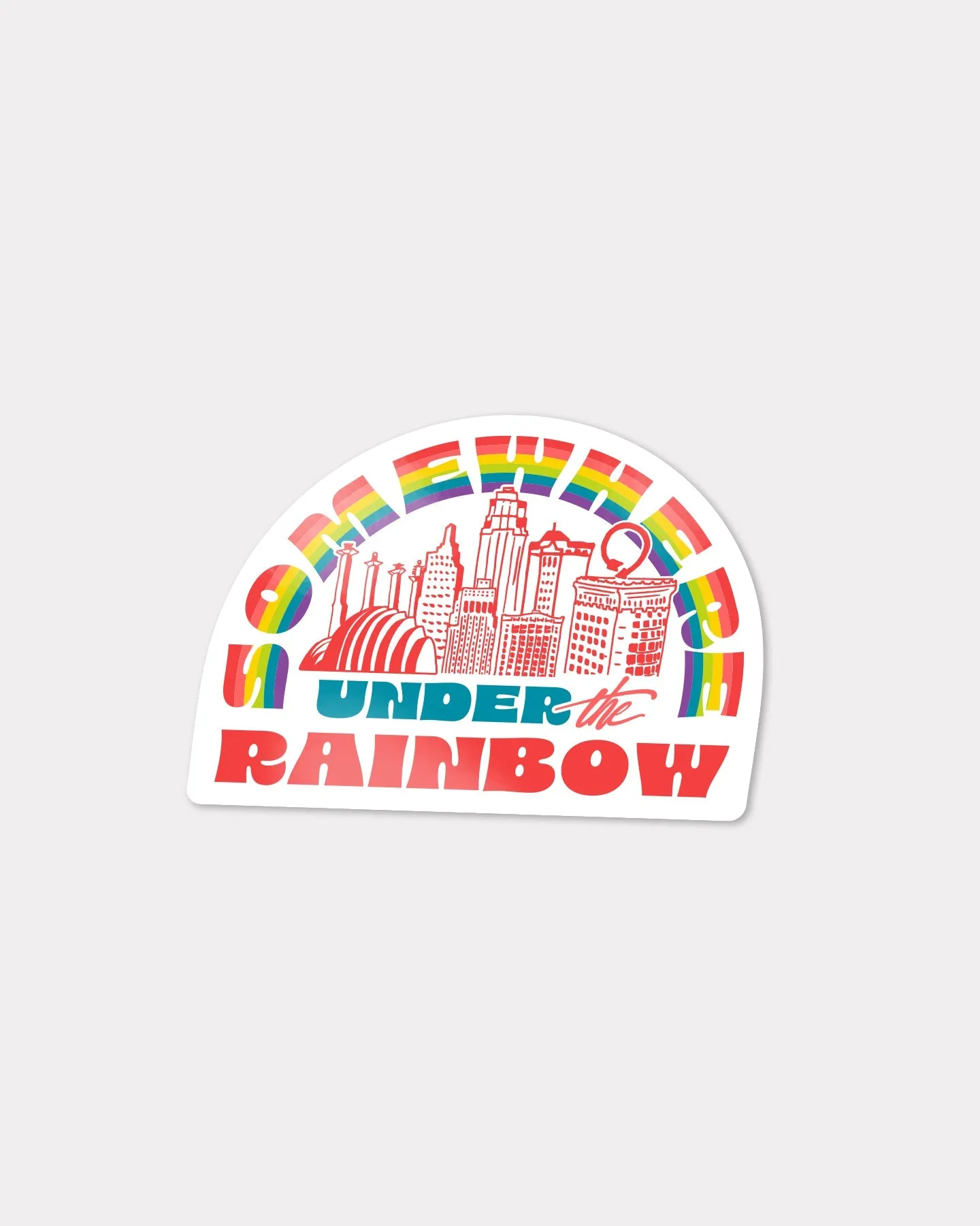 Somewhere Under the Rainbow Pride Sticker