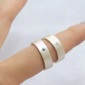 Stardust band Ring - Silver