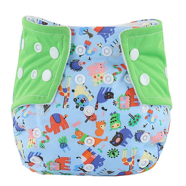 Washable and Reusable Snap Closure Diaper