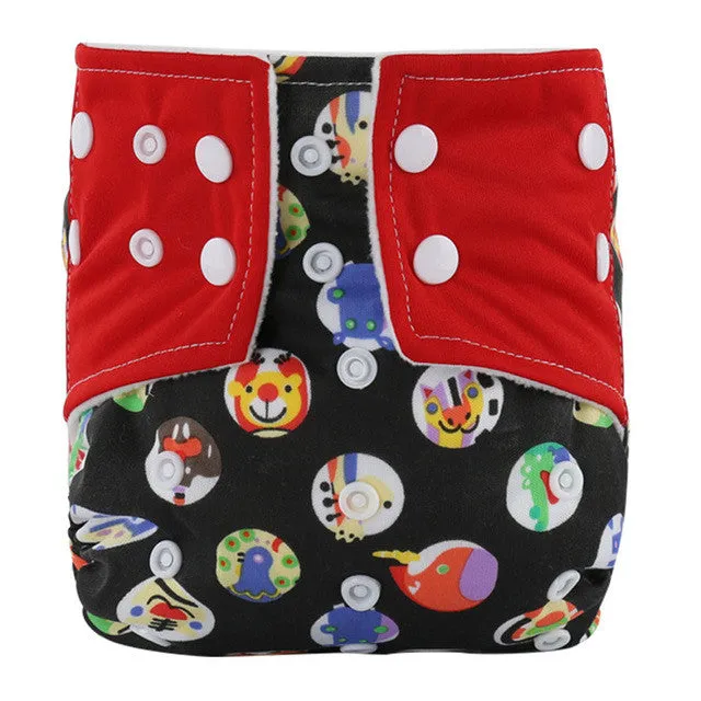 Washable and Reusable Snap Closure Diaper