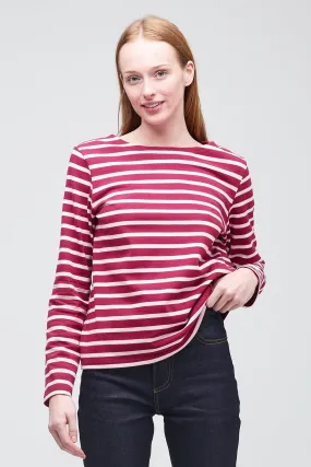 Women's Breton Burgundy/Ecru